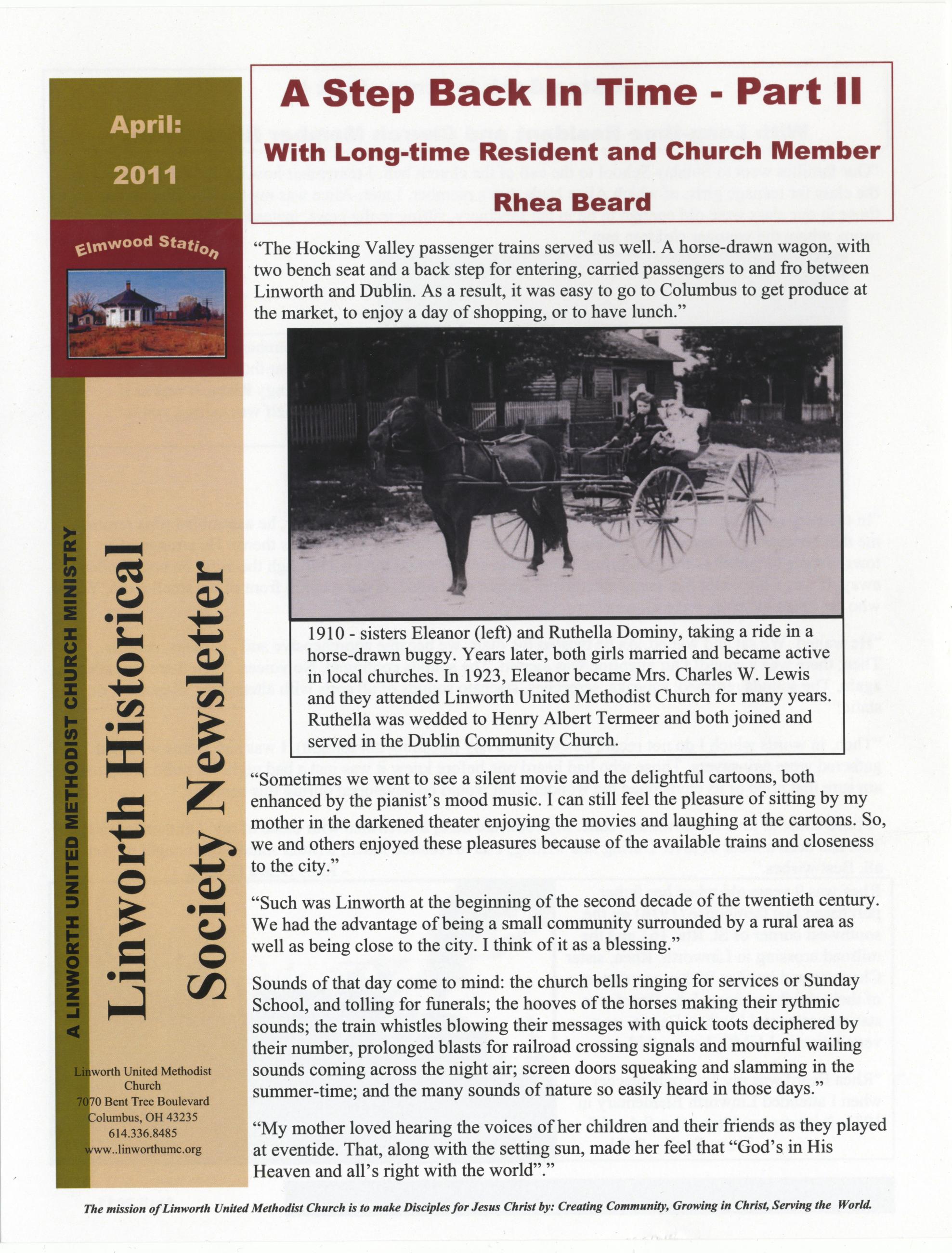 A Step Back in Time Part II