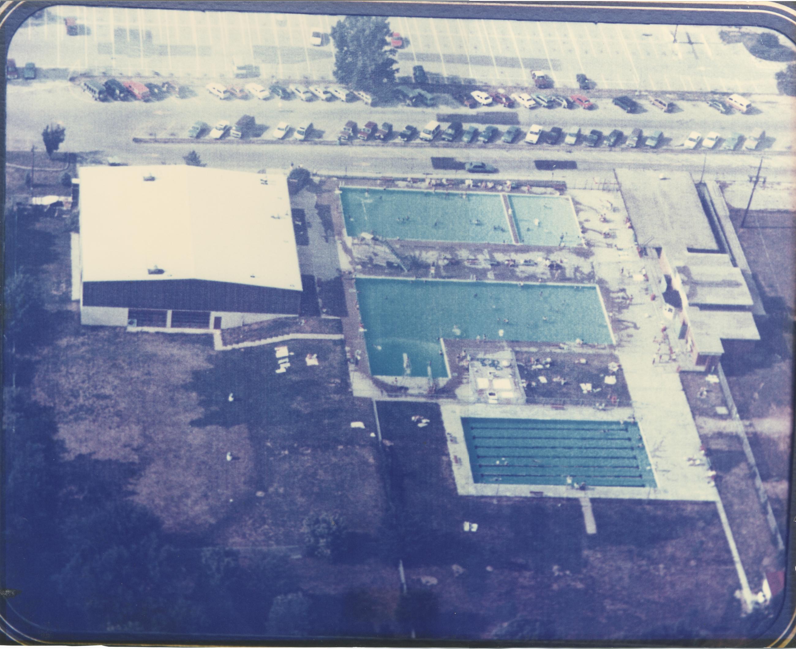 Aerial View of Worthington Pools, 1978
