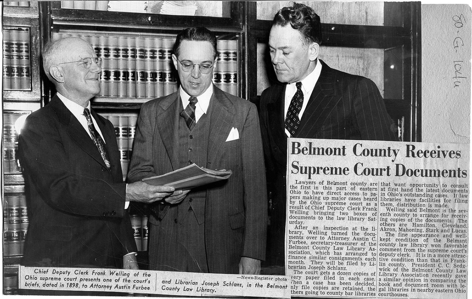 Frank Welling Presenting Court Brief