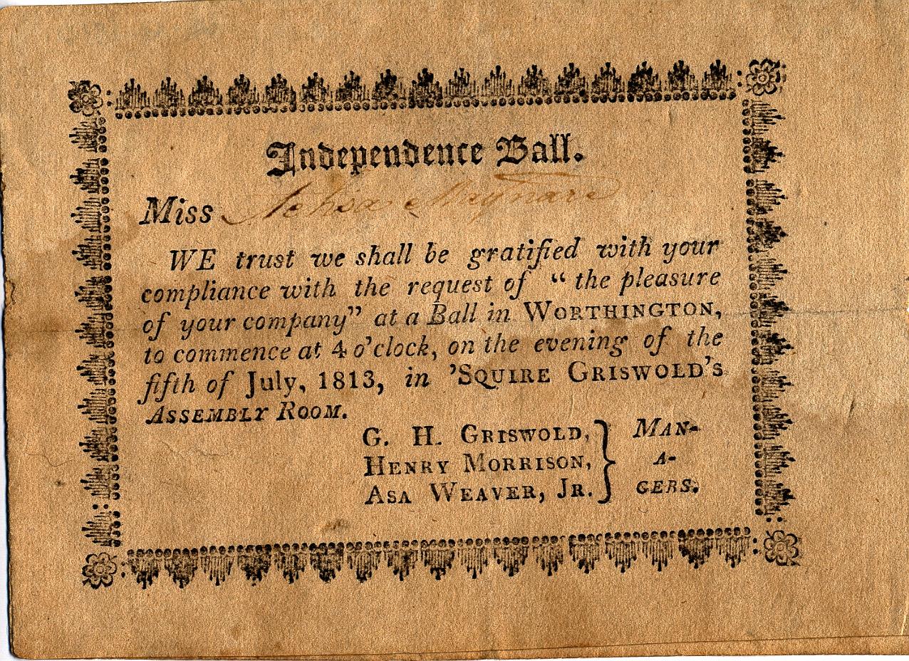 Independence Day Ball Invitation