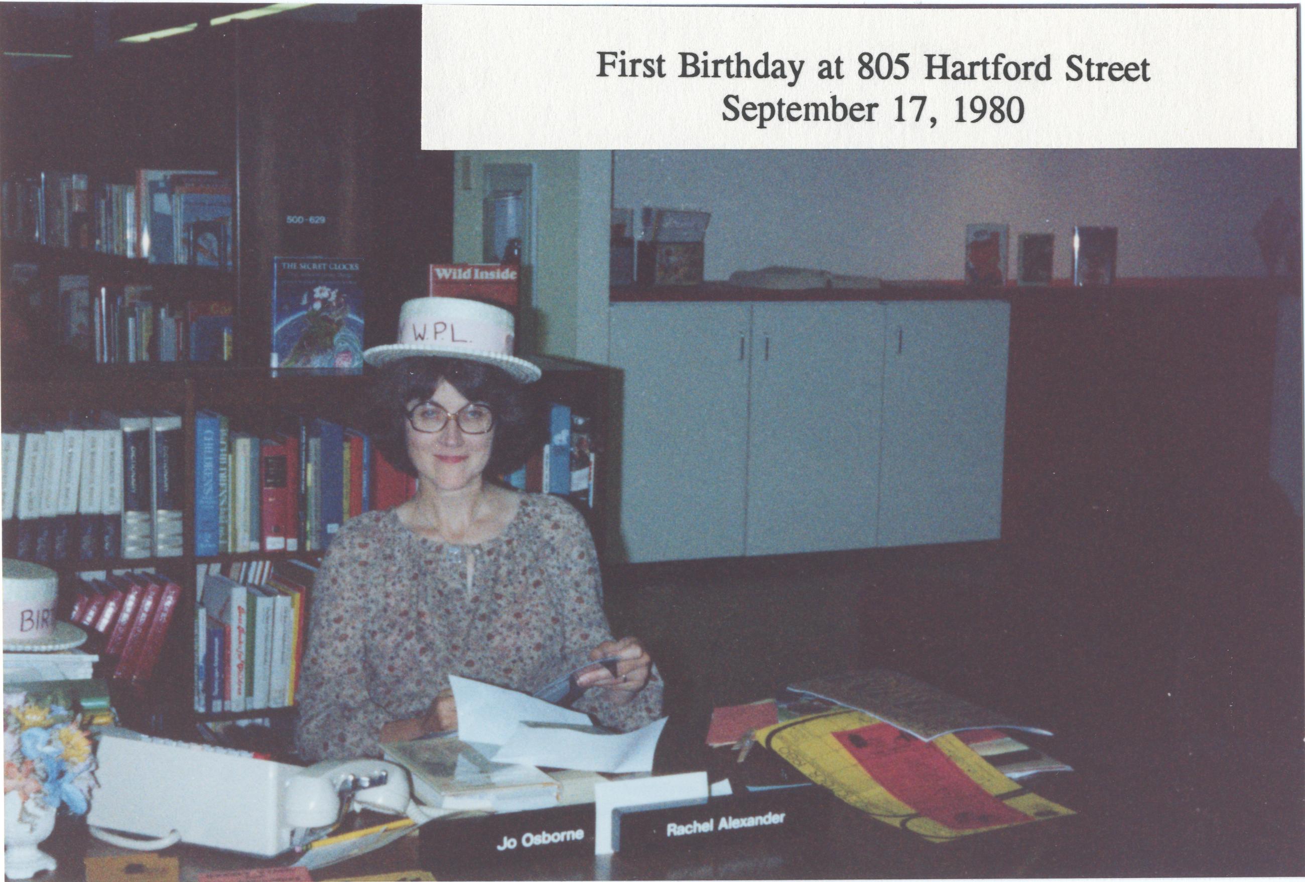 Jo Osborne "First Birthday at 805 Hartford Street"