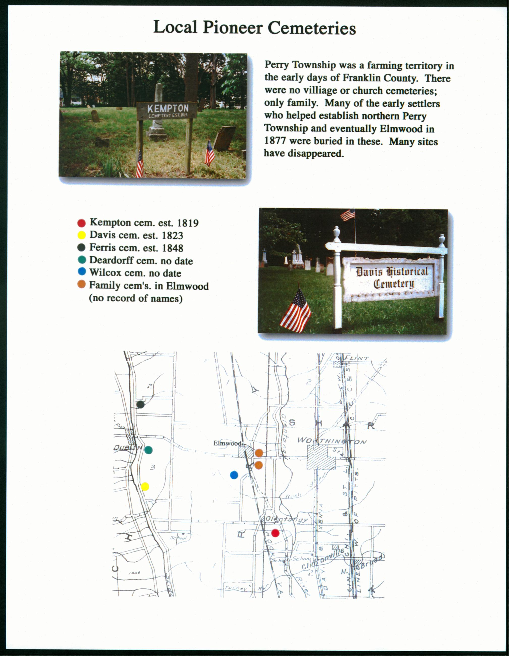 Local Pioneer Cemeteries