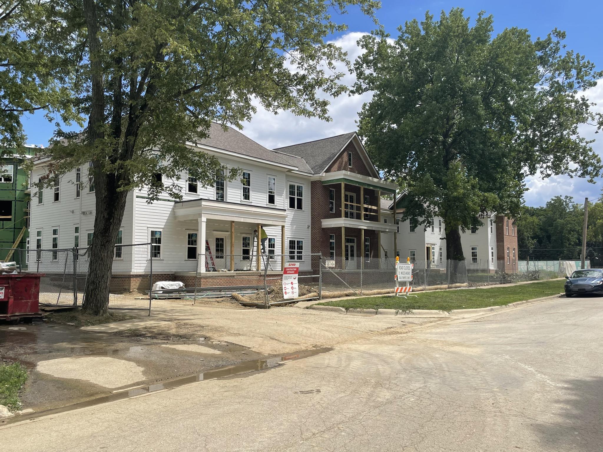Photograph of Buildings Under Construction at Hartford at Stafford Village