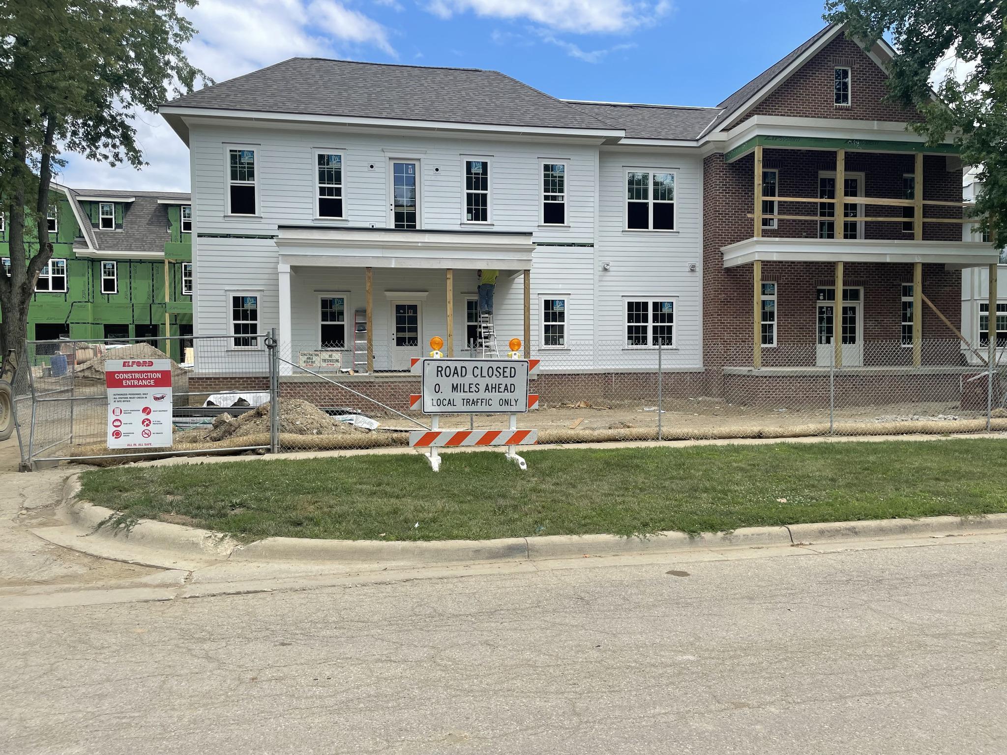 Photograph of Buildings Under Construction at Hartford at Stafford Village