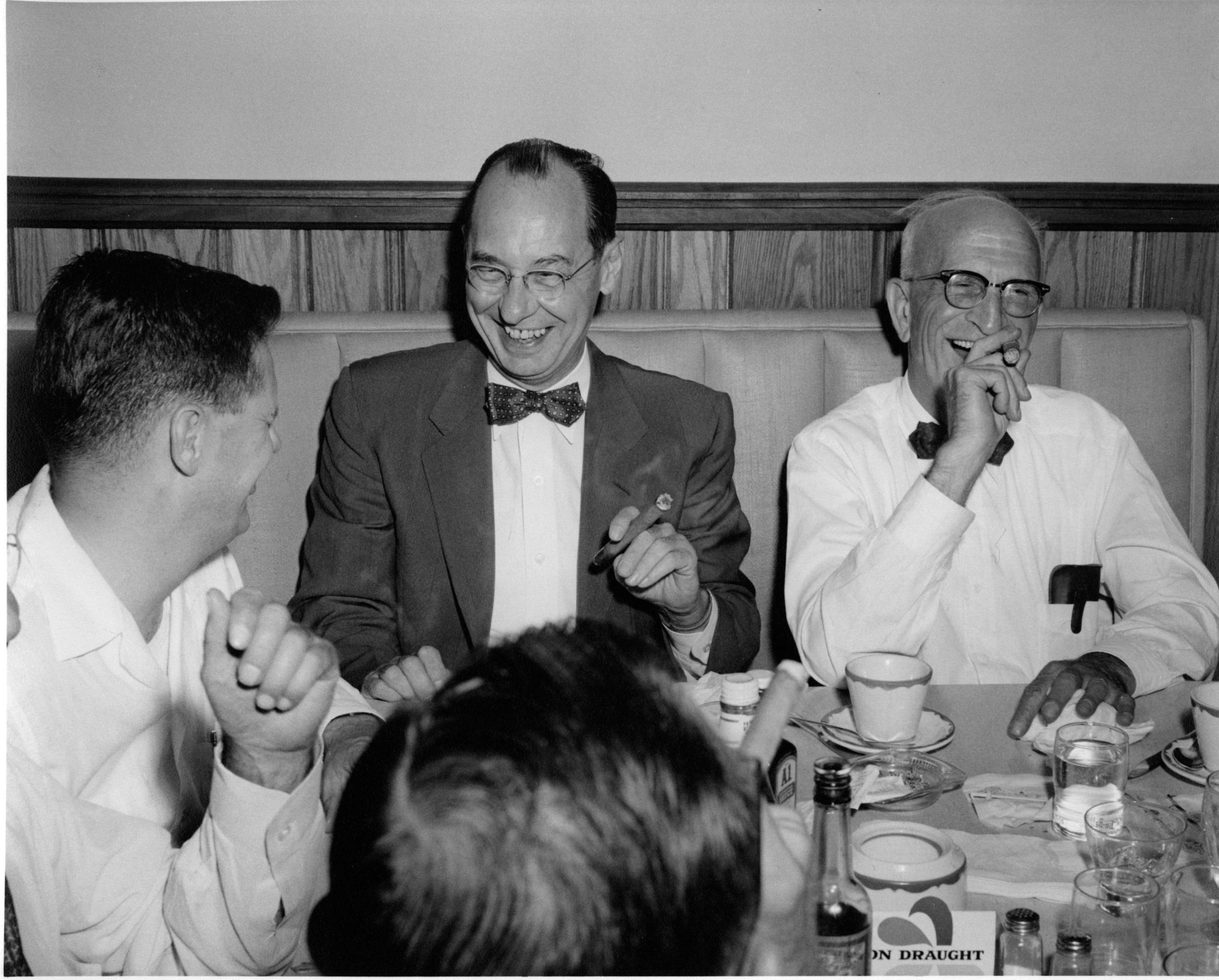 Photograph of Charles L. Tuller and Charles D. Wing, circa 1960