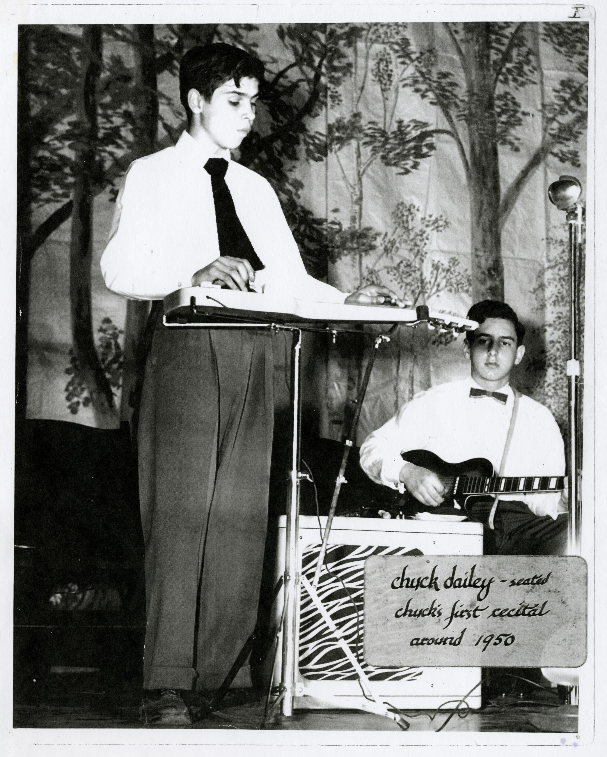 Photograph of Chuck Dailey's First Guitar Recital