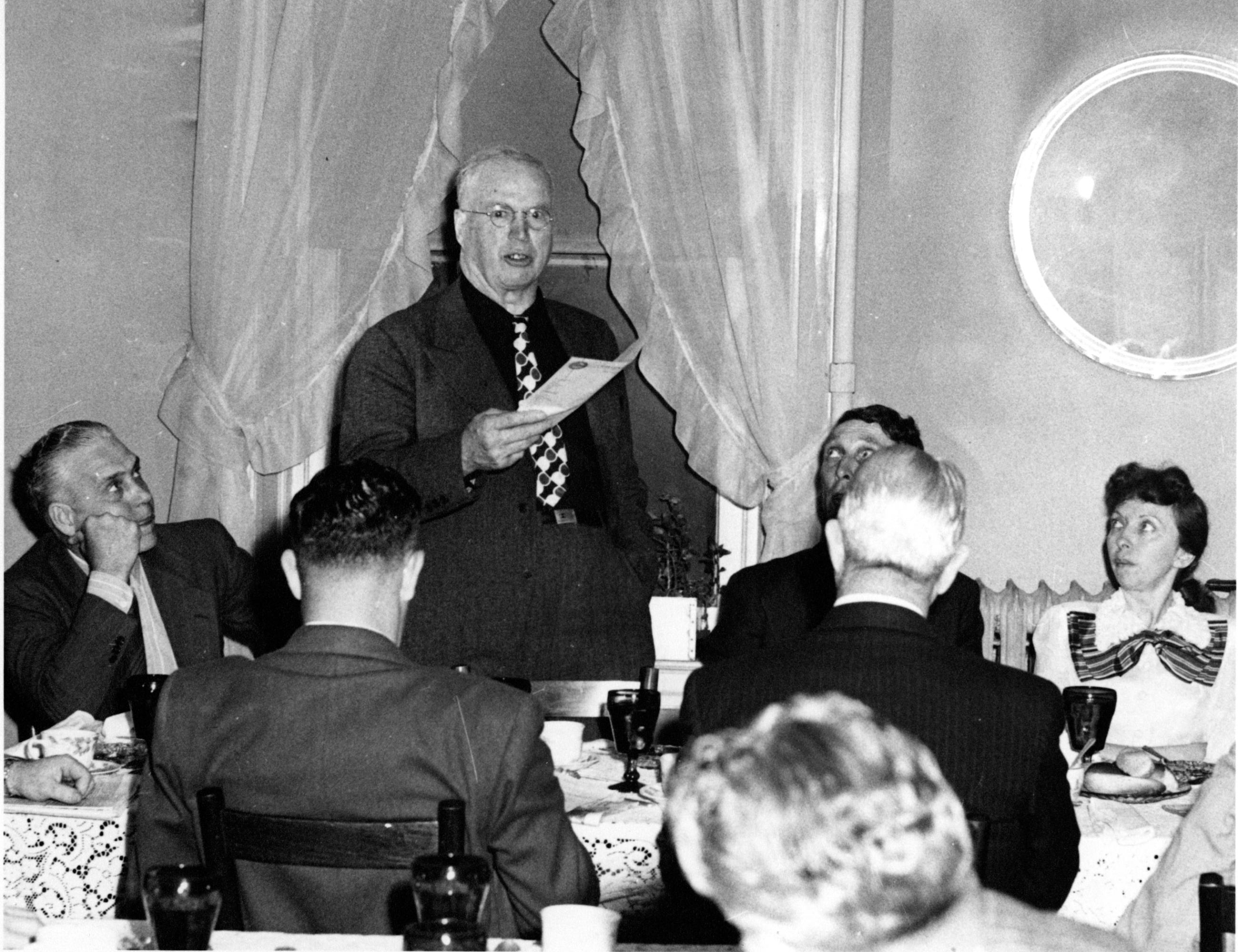 Photograph of Homer King, Howard Potter and Janet Lee