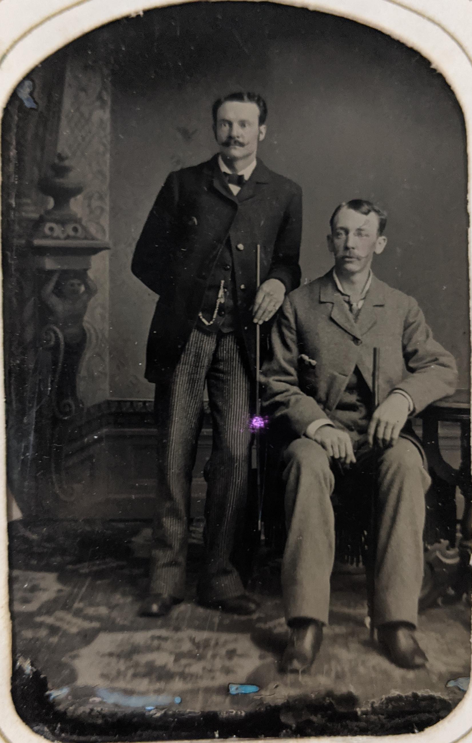 Photograph of James Franklin Pinney and Charles Ernest Pinney