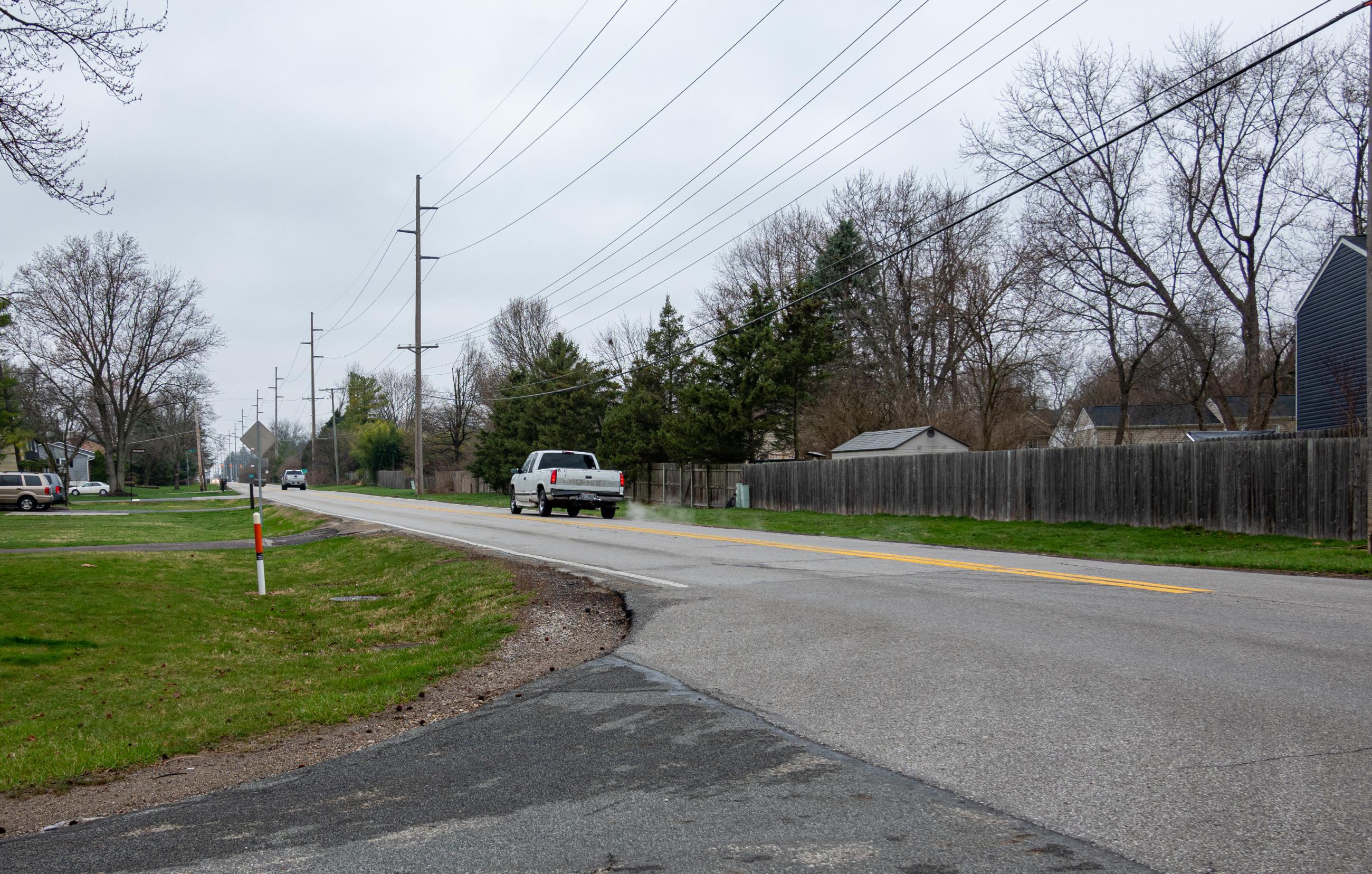 Photograph of Snouffer Road During Ohio's Stay At Home Order of 2020