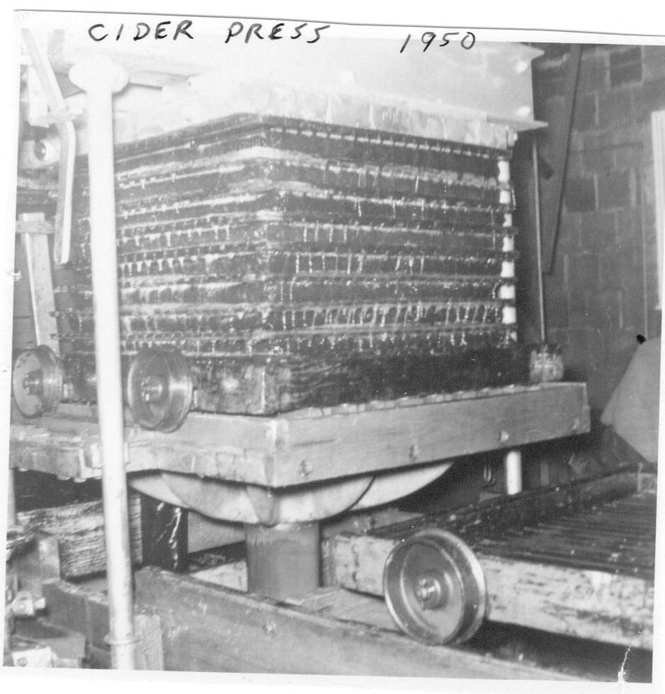 Photograph of the Cider Press on the Brown Fruit Farm
