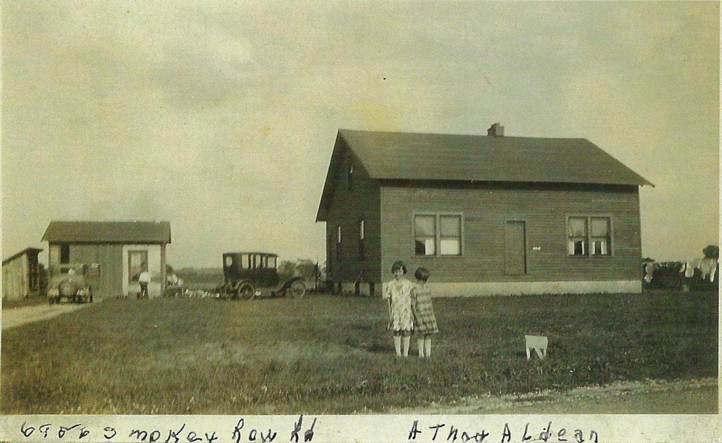 Photograph of the Home of Orville "Doc" Wilcox on Smokey Row Road