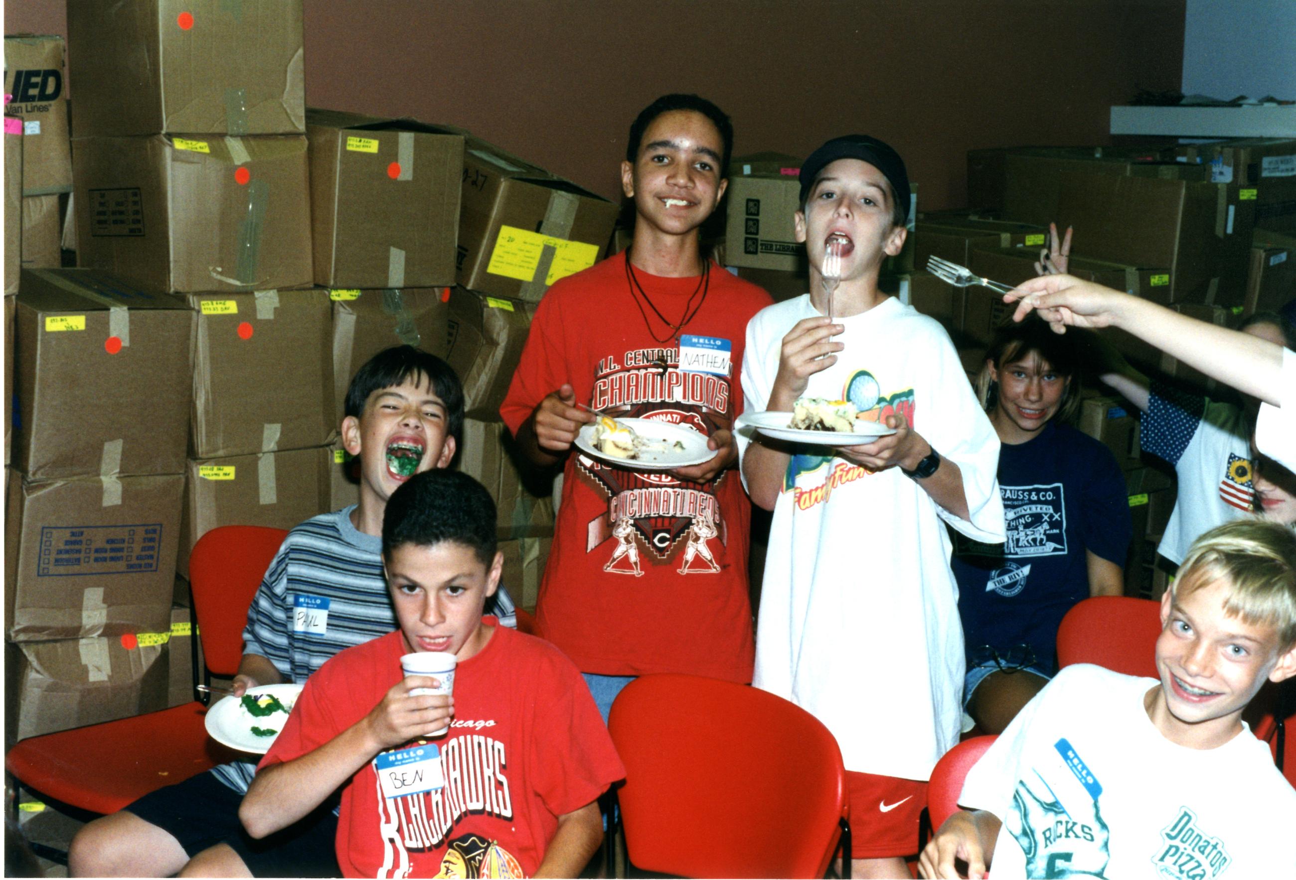 Teens at the Northwest Library’s After-Hours Summer Reading Program Party