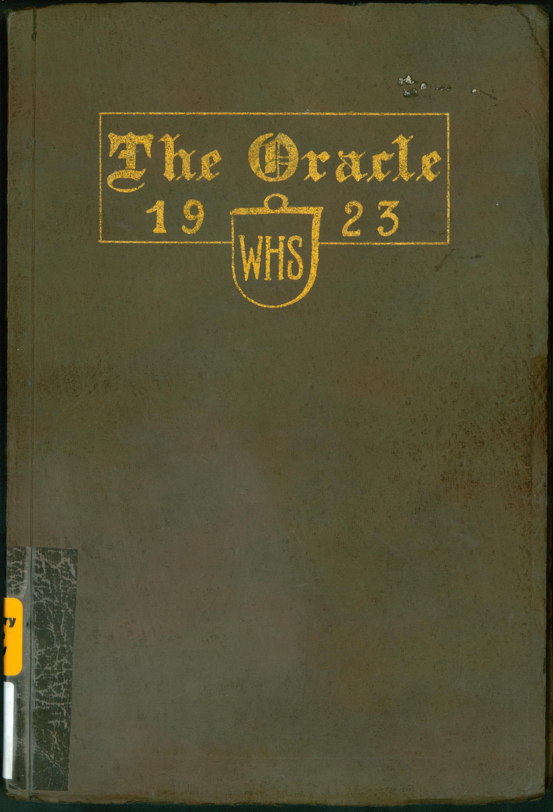 The Oracle 1923