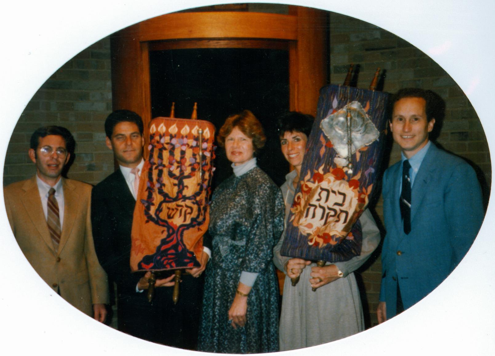 Torah Cover Presentation with Rabbi Huber