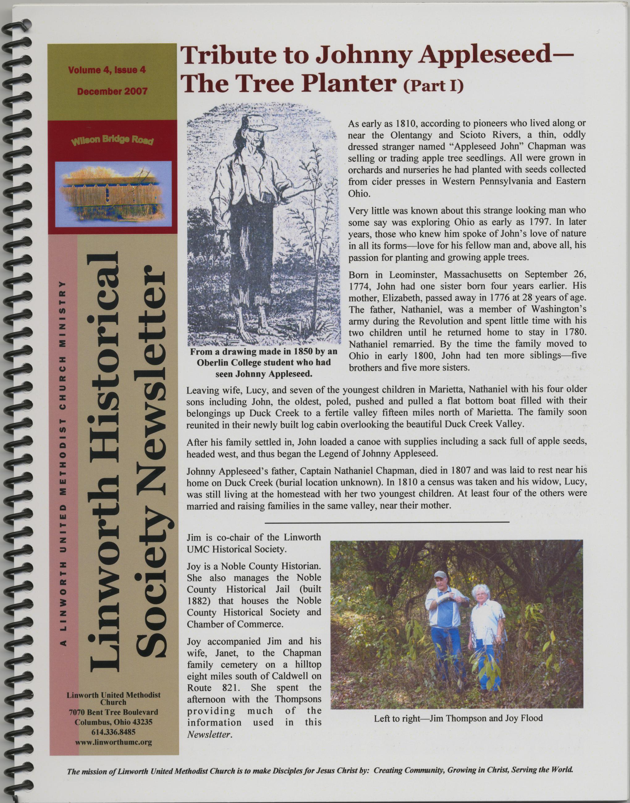 Tribute to Johnny Appleseed - The Tree Planter (Part I)