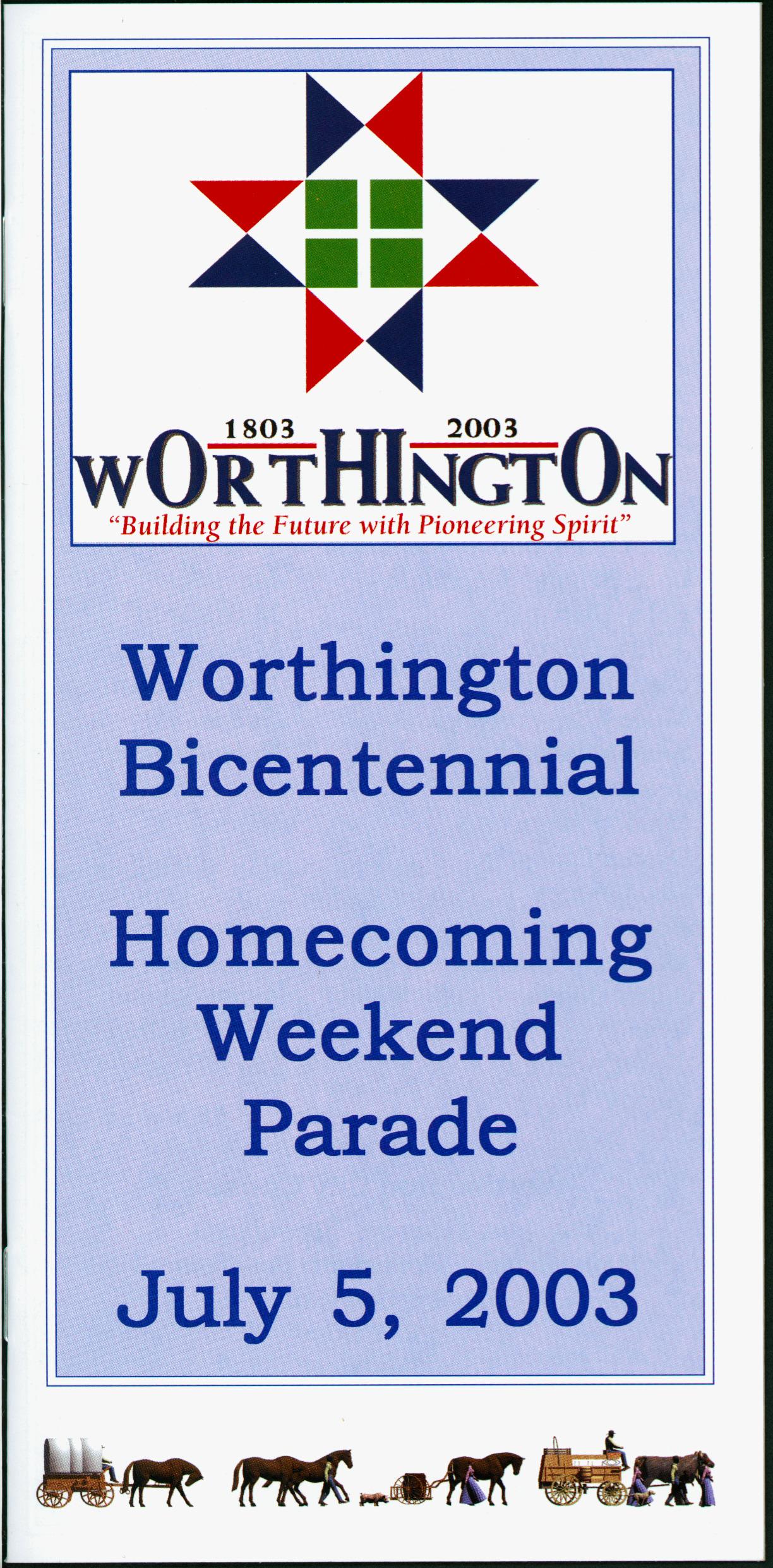 Worthington Bicentennial Homecoming Weekend Parade