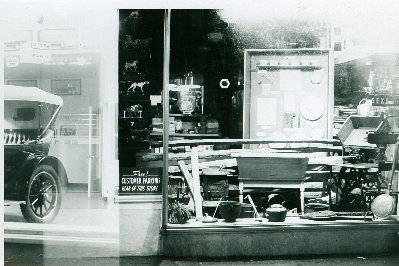 Worthington Hardware Window Display