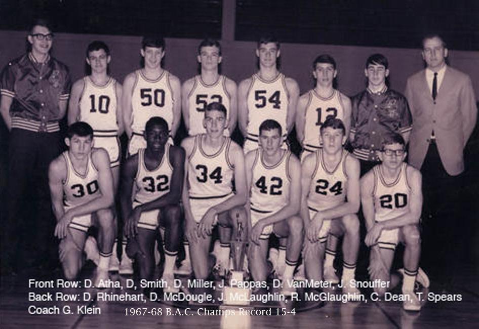 Worthington High School Varsity Basketball Team, 1967-68 Season