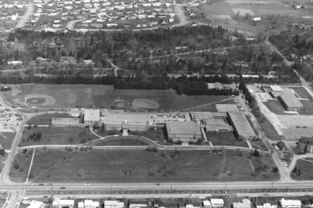 Aerial view of Worthington