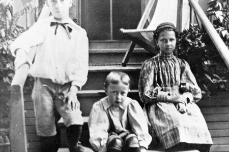 Badger Children at the Old Rectory