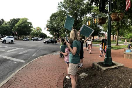 Black Lives Matter Protest on the Village Green