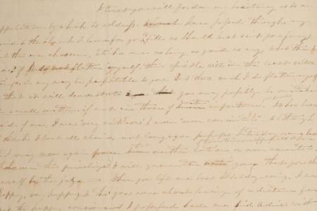 Draft of Letter to Francis Sessions of Columbus, Ohio from Mary Johnson of Worthington, Ohio