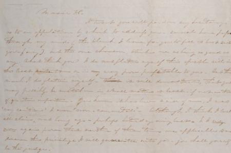 Letter to Francis Sessions of Columbus, Ohio from Mary Johnson of Worthington, Ohio