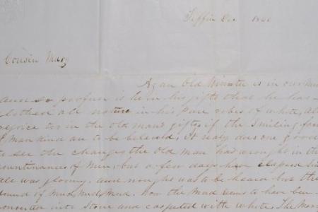 Letter to Mary Johnson of Worthington, Ohio from C.K.P. Johnson of Tiffin, Ohio