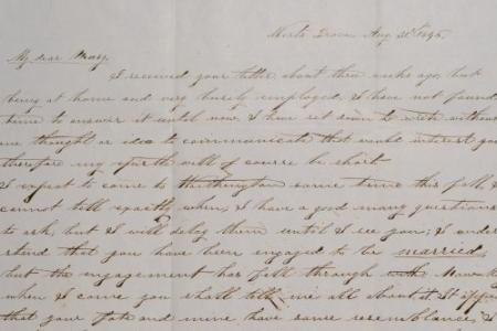 Letter to Mary Johnson of Worthington, Ohio from D. R. Solomon of Werts Grove