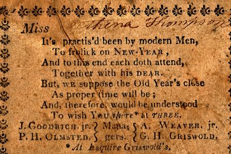 New Year's "Frolic" Invitation