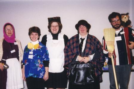Northwest Library Staff in Costume for Children's Book Week