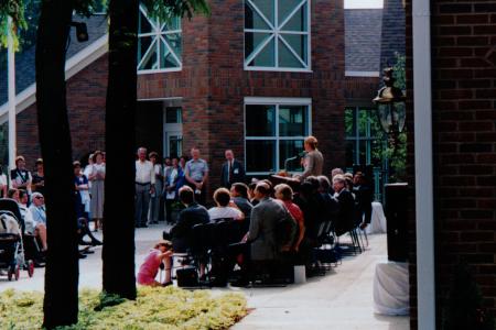 Old Worthington Library Dedication Ceremony