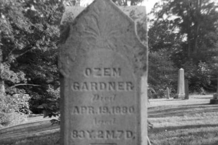 Ozem Gardner Gravestone