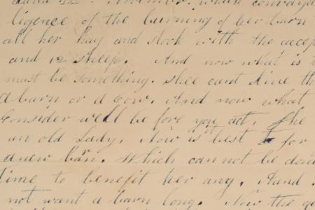 Partial Letter Written to Unknown Recipient Concerning Sad State of Clarissa Waldo, Date Unknown