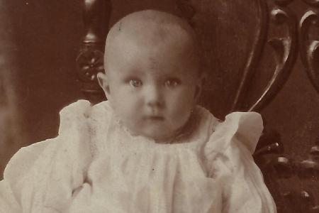 Photograph of Abner Eli Pinney as infant