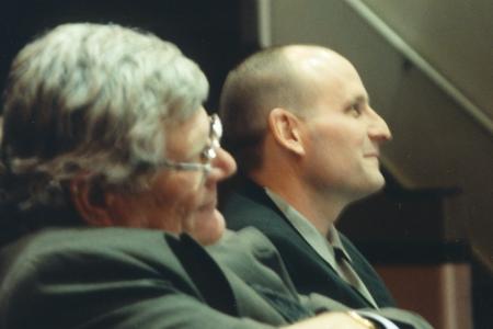 Photograph of Alan Osborne and Jon Scieszka