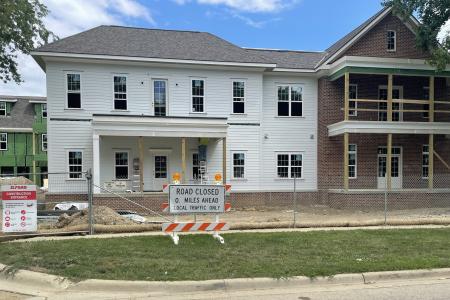 Photograph of Buildings Under Construction at Hartford at Stafford Village