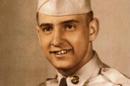 Photograph of Chuck Dailey in His Army Uniform