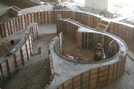 Photograph of Construction of Worthington Community Center Addition