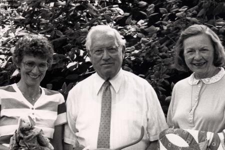 Photograph of Dolores Goetz, Dale Friday and Paula Byers