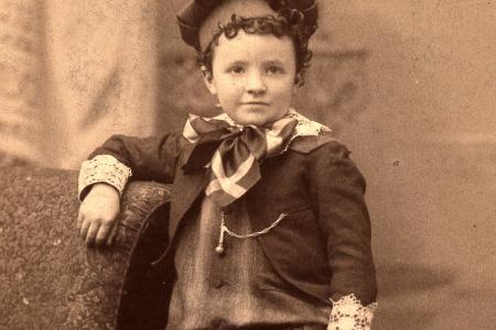 Photograph of Frame C. Brown as a Child
