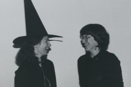Photograph of Librarians Rachel Alexander and Jo Osborne