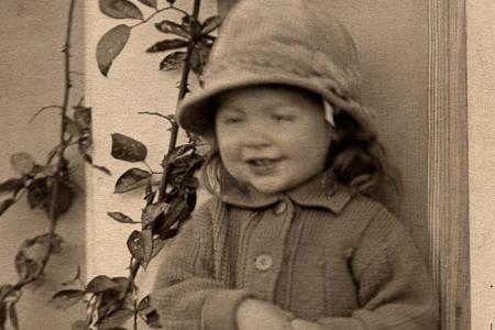 Photograph of Molly Brown Caren Fisher at Age Two