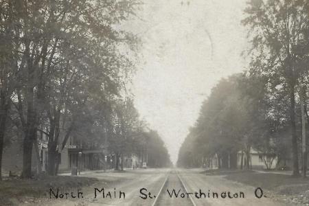 Photograph of North Main Street in Worthington