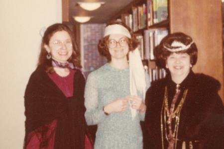Photograph of Rachel Alexander, Holly Blake and Katherine L. Haines