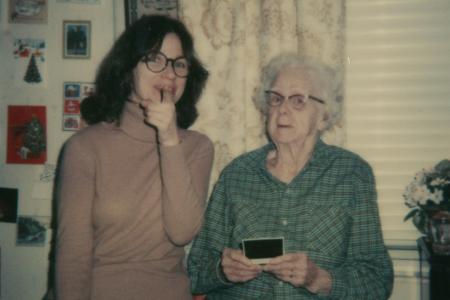 Photograph of Rachel Alexander and Marian Stearnes