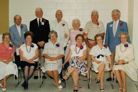 Photograph of Worthington High School Class of 1937's 50th Renunion
