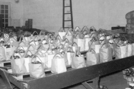 Photograph of the Interior of the Apple House at the Brown Fruit Farm
