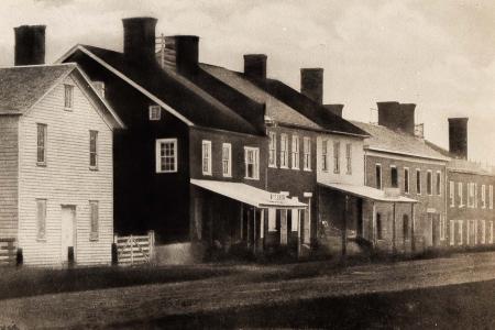Photograph of the West Side of High Street, Circa 1850
