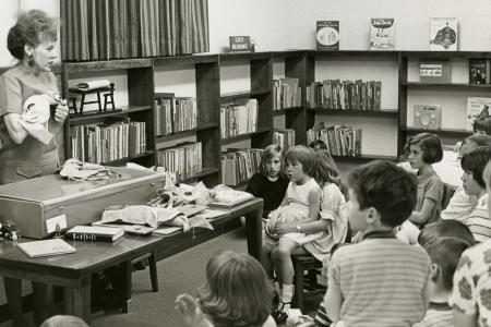 Puppet Show at the Worthington Public Library's National Library Week Celebration, 1968